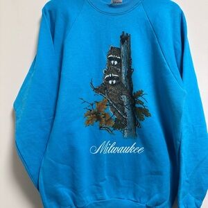Vintage Milwaukee Raccoon Sweatshirt